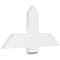 Ekena Millwork Eugene Architectural Grade PVC Gable Bracket, 36"W x 18"H x 2"D x 6"F, 12/12 Pitch GBP036X18X0206EUG00 - alternate 1